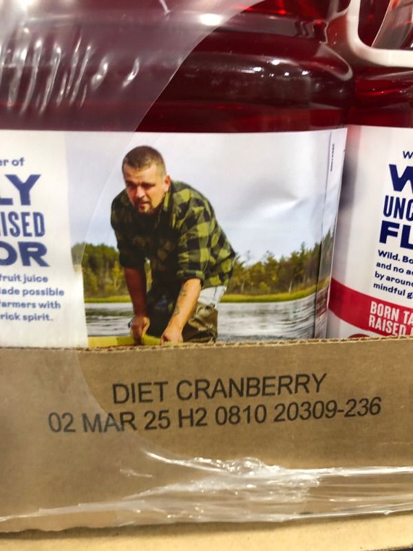 Photo 1 of 6 PACK Ocean Spray® Diet Cranberry Juice Drink, 101.4 Fl Oz Bottle  Cranberry 64 Fl Oz  6 pack exp MAR 2025