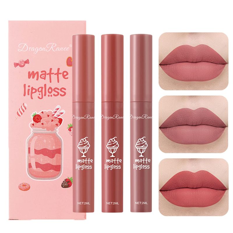 Photo 1 of 3 Colours Nude Matte Lipstick Set,24 Hour Natural Lip Glazes Velvet Crayon Lip Stain,Ultimate Nourishing Color Stick Lip Glaze,Long Lasting Waterproof Lip Gloss Lipstick for Women Makeup(Set D) https://a.co/d/8VC0Zmu