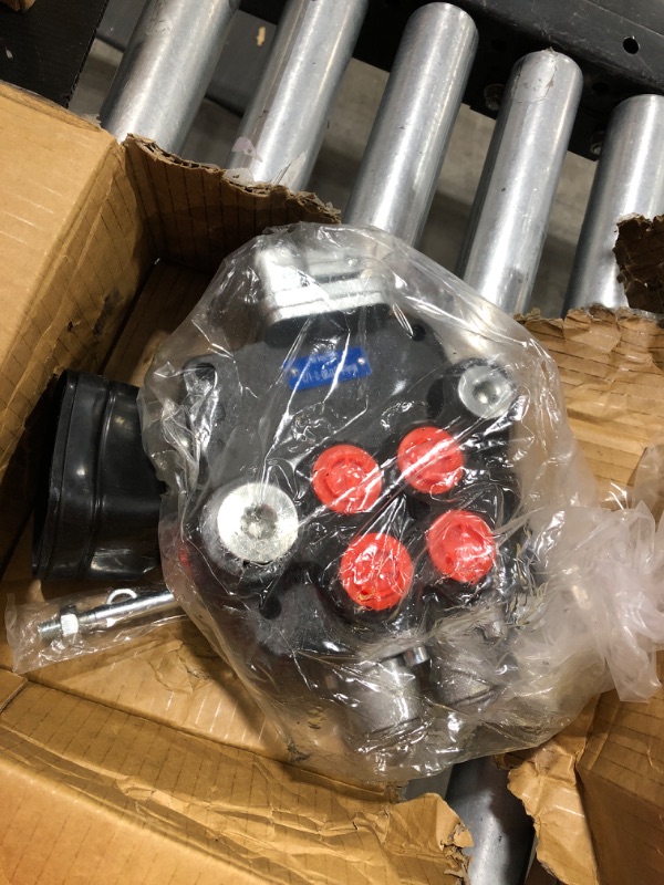 Photo 1 of ALL-CARB Hydraulic Directional Control Valve for Tractor Loader w/Joystick, 2 Spool, 21GPM 3625PSI SAE Ports