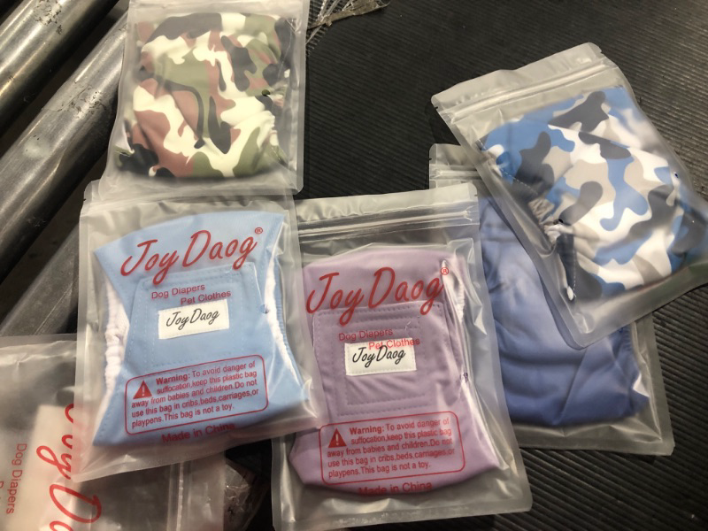 Photo 1 of 4 PACK OF REUSABLE DOG DIAPERS / S-M