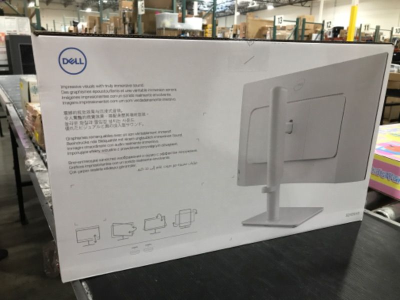 Photo 3 of Dell S2425HS Monitor - 23.8 Inch, FHD (1920x1080) Display, 100Hz Refresh Rate 1500:1 Contrast Ratio, TÜV Rheinland Eye Comfort 4 Star, Integrated 2x5W Speaker, Height/Tilt/Swivel/Pivot - Ash White 23.8 Inches S2425HS