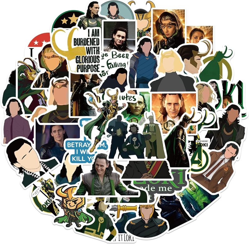 Photo 1 of 100pcs Loki Stickers