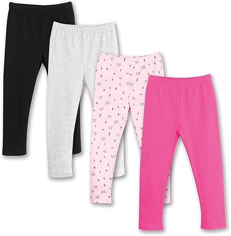 Photo 1 of [Size 5yrs] GLASH Kids Baby and Toddler Girls 4-Pack Cotton Pants - 5 Years