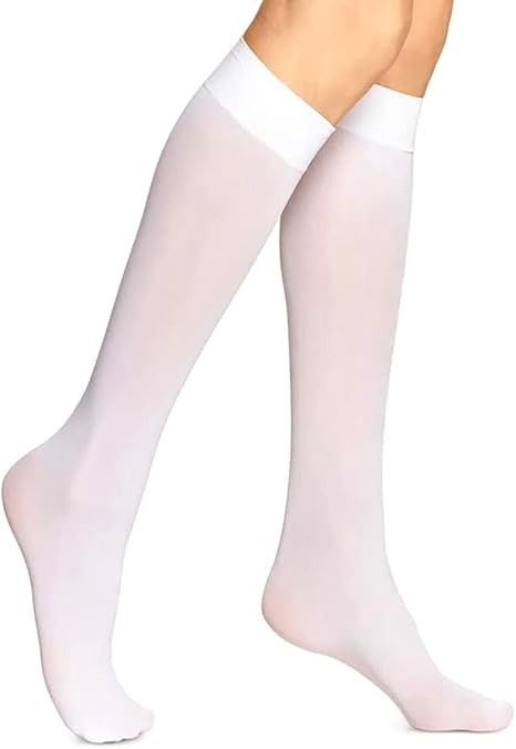 Photo 1 of [2 Pkgs] Women Sheer Knee High Stockings 20 Denier 