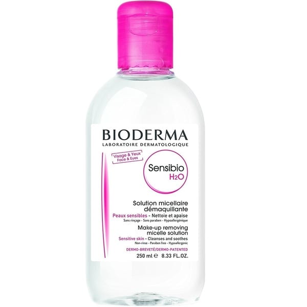 Photo 1 of Bioderma Sensibio H2O Soothing Micellar Cleansing Water and Makeup Removing Solution for Sensitive Skin - Face and Eyes - 3.33 Fl.oz.
