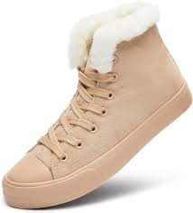 Photo 1 of [Size 7] Women's Canvas High Top- Faux fur Lining