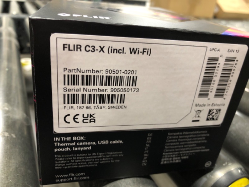 Photo 4 of  FLIR C3-X Compact Thermal Imaging Camera with Wi-Fi, 128 X 96 