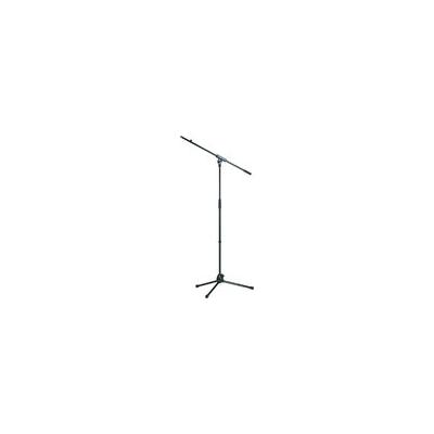 Photo 1 of  K&M 21075 Microphone Stand with Telescopic Boom Arm, 39.76-67.71" Height, Black 