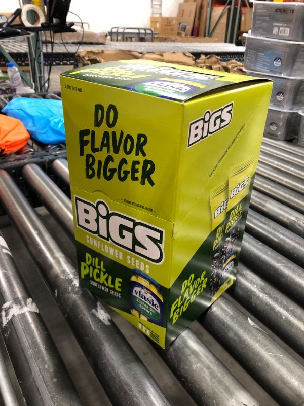 Photo 2 of  Bigs Sunflower Seeds Vlasic Dill Pickle 2.75oz (Pack of 12) BEST BY 30 APR 2025