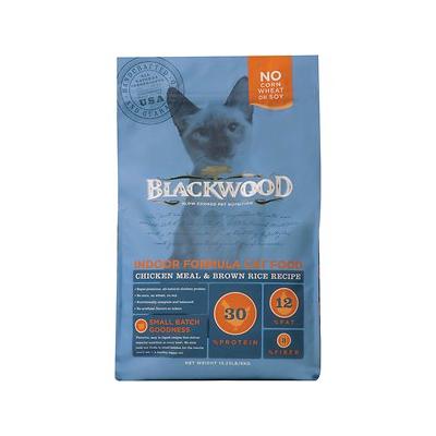 Photo 1 of  Blackwood Chicken Meal & Rice Recipe Indoor Formula Dry Cat Food, 4-lb Bag BEST BY 13 MAY 2025