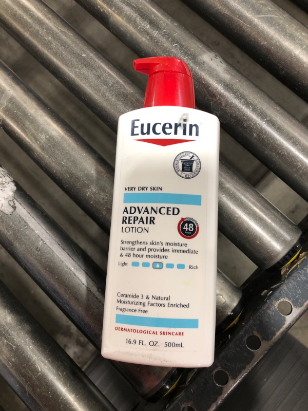 Photo 2 of  Eucerin Advanced Repair Unscented Body Lotion for Dry Skin - 16.9 Fl Oz 