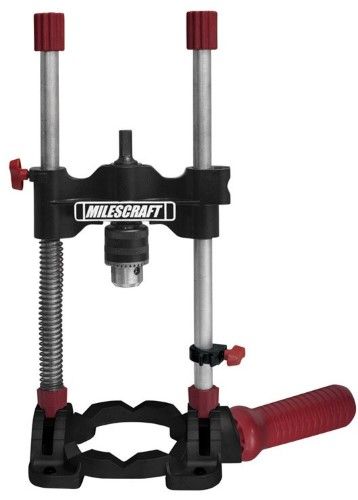 Photo 1 of  Milescraft 1318 DrillMate Portable Drillling Guide – Precision Drilling Jig Attachment for Drilling Angled or Straight Holes Adjustable Drill Guide 