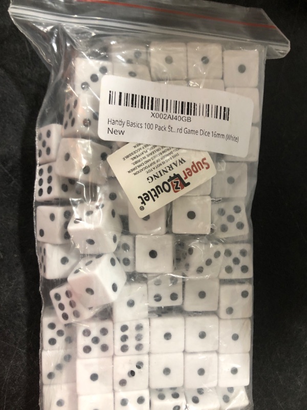 Photo 1 of 100 pack 16mm Dice 