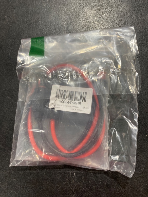 Photo 1 of 10AWG Solar Panel Cable Connector Kit, Compatible with Solar Connector and Anderson Connector for RV, Goal Zero Yeti, Renogy Portable Solar Generator Power Station (1.6Ft)
