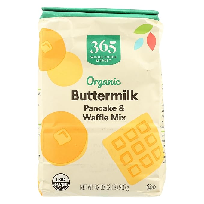 Photo 1 of 365 by Whole Foods Market, Organic Buttermilk Pancake & Waffle Mix, 32 Ounce
