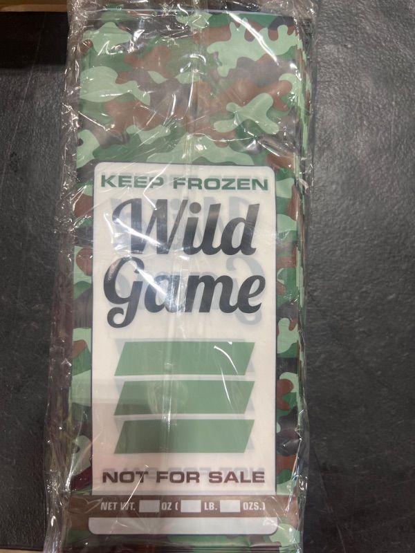 Photo 1 of (2 LB, 150-Pack, 13.5" x 4.49") Wild Game Bags for Freezer Storage Polyethylene Meat Bag for Ground Meat Freezer Storage Bags Burger Freezer Bag to Protect Your Meat from Freezer Burn