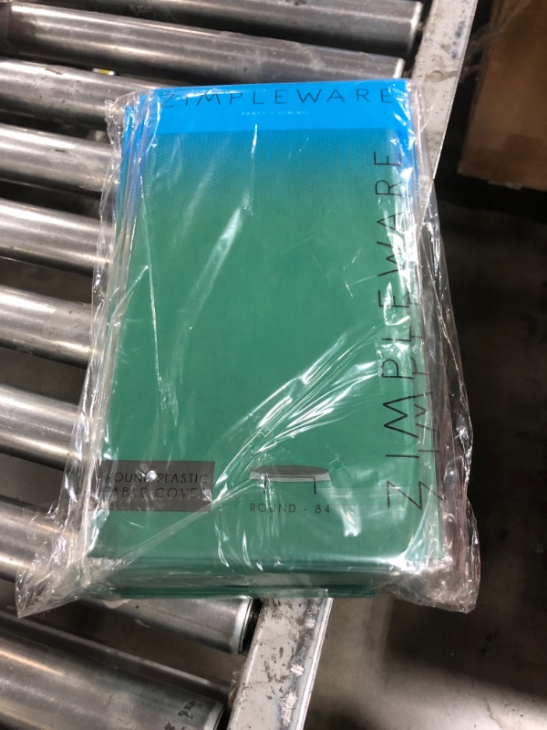 Photo 1 of 10 Pack -Dark Green Table Plastic Covers.