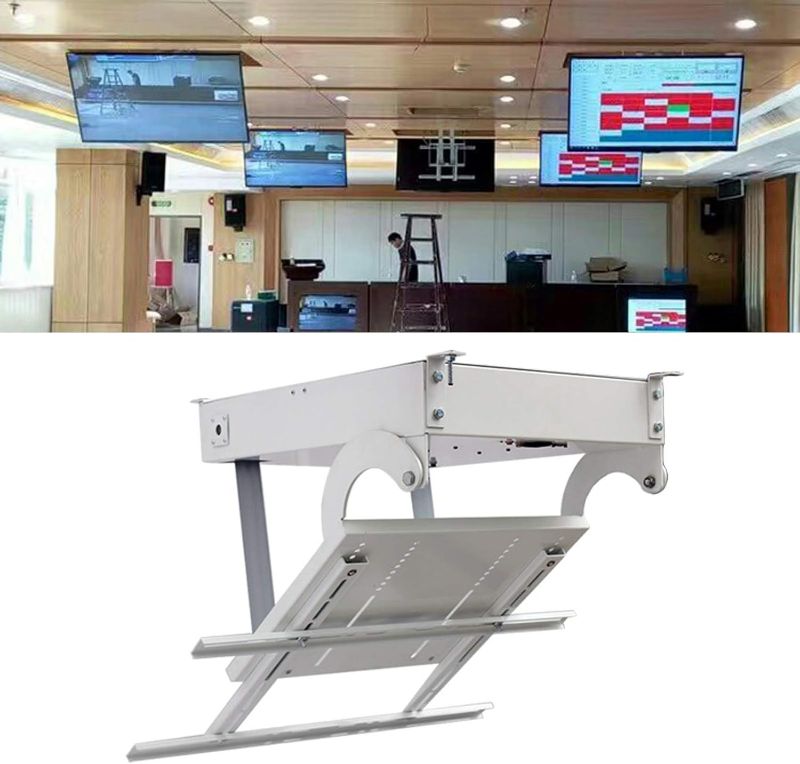 Photo 1 of 32-70in TV Auto Ceiling Mount Bracket,0-90° Angle Adjust,164ft/50m Remote Control,Electric Automatic TV Mount Lift,Smooth Flip Down Motorized Pitched Roof TV,150lbs Load Capacity
