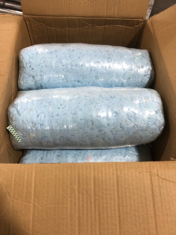 Photo 1 of  30lbs Shredded Memory Foam Filling for Bean Bag Filler, Soft and Convenient Pillow Stuffing Foam for Couch Cushion, Dog Bed, Chair, Arts & Crafts, Added Gel Particles