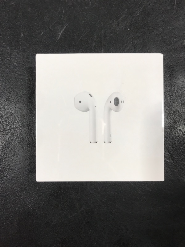 Photo 2 of Apple AirPods (2nd Generation) Wireless Ear Buds, Bluetooth Headphones with Lightning Charging Case Included, Over 24 Hours of Battery Life, Effortless Setup for iPhone Without AppleCare+