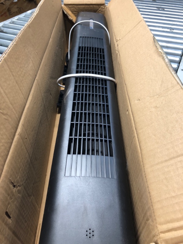 Photo 2 of **USED FOR PARTS NON-REFUNDABLE**Windowless Portable Air Conditioner, 35'' Evaporative Air Cooler w/1.2L Water Tank, 3 lce Packs, 7H Timer, 60° Oscillation Swamp Cooler, 3-IN-1 Portable AC Unit for Room Bedroom, Black