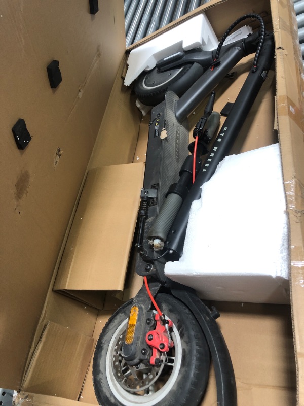 Photo 2 of 5TH WHEEL V30PRO Electric Scooter with Turn Signals - 19.9 Miles Range & 18 MPH, 350W Motor, 10" Inner-Support Tires, Dual Braking System and Cruise Control, Foldable Electric Scooter for Adults