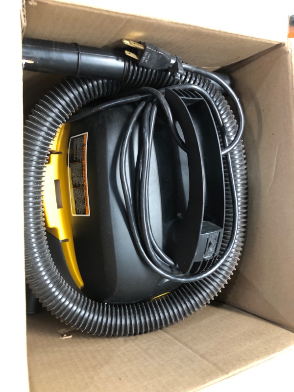 Photo 2 of 2.5 Gallon 1.75 Peak HP Small Shop Vac Wet Dry Vacuum with Filter Bag, Hose, Utility Nozzle and Car Nozzle Attachments