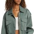 Photo 1 of [BLANKNYC] Womens Women's Oversized Nylon Utility JacketUtility