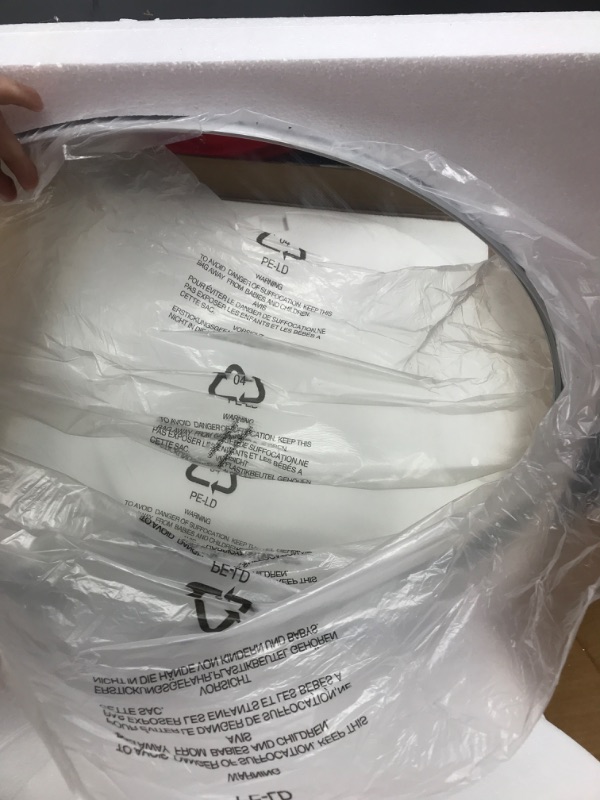 Photo 1 of TETOTE Round Mirror 36 Inch, Circle Mirrors for Bathroom, Brushed Nickel Metal Framed Wall Mounted Entryway Modern Decorative Farmhouse Vanity Mirror
