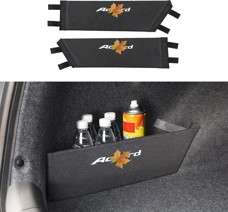 Photo 1 of 2PCS Rear Trunk Organizer Side Divider Sticker Compatible with 10th Gen Honda Accord 2018 2019 2020 2021 2022 Interior Accessories