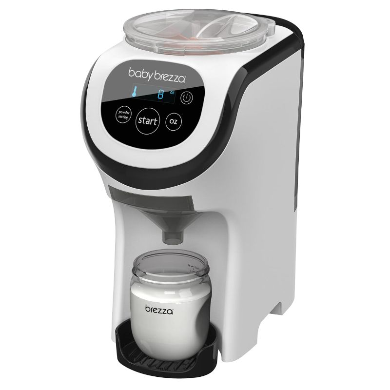 Photo 1 of Baby Brezza Formula Pro Mini Baby Formula Mixer Machine Fits Small Spaces and is Portable for Travel– Bottle Makers Makes The Perfect Bottle for Your Infant On The Go, White
