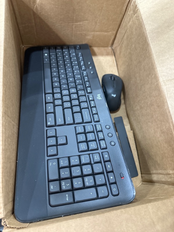 Photo 2 of 
Logitech MK540 Advanced Wireless Keyboard and Mouse Combo for Windows, 2.4 GHz Unifying USB-Receiver, Multimedia Hotkeys, 3-Year Battery Life, for PC, Laptop