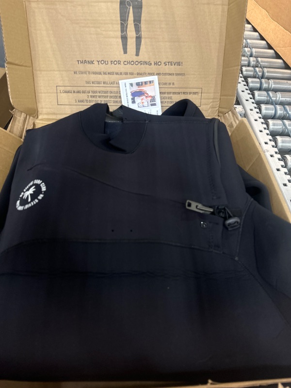 Photo 1 of 5.0 5.0 out of 5 stars 9
Ho Stevie! Men’s 5/4mm Hooded Surfing Wetsuit - Chest Zip Fullsuit with Hood - Warm Superstretch Neoprene w/GBS Seams