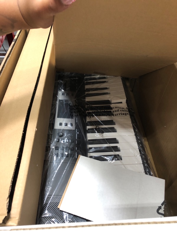 Photo 1 of Alesis Recital – 88 Key Digital Piano Keyboard with Semi Weighted Keys, 2x20W Speakers, 5 Voices, Split, Layer and Lesson Mode, FX and Piano Lessons Recital Piano Only