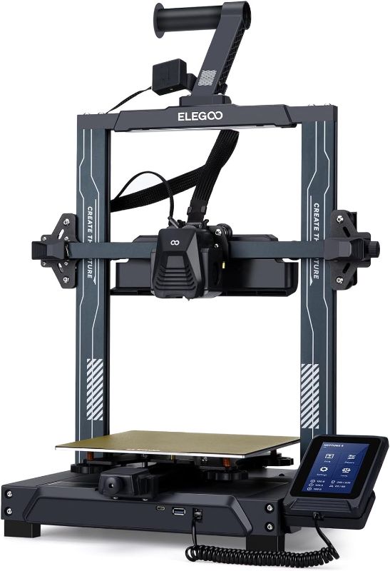 Photo 1 of ***USED - LIKELY MISSING PARTS - UNABLE TO VERIFY FUNCTIONALITY***
ELEGOO Neptune 4 3D Printer, 500mm/s High-Speed Fast FDM Printer with Klipper Firmware, Auto Leveling and Dual-Gear Direct Extruder, Easy Assembly, 8.85x8.85x10.43 Inch Printing Size