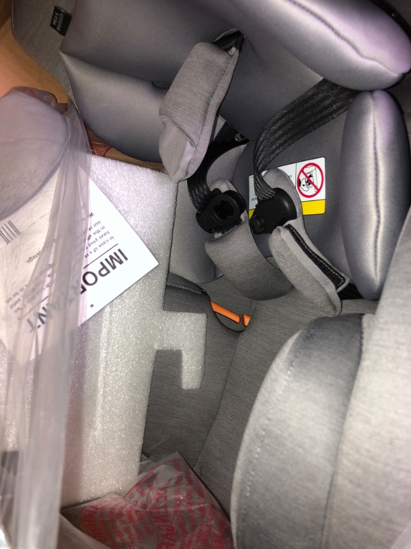 Photo 2 of (used/needs cleaning only) Chicco OneFit™ ClearTex® Slim All-in-One Car Seat, Rear-Facing Seat for Infants 5-40 lbs., Forward-Facing Car Seat 25-65 lbs., Booster 40-100 lbs., Convertible Car Seat | Drift/Gray 