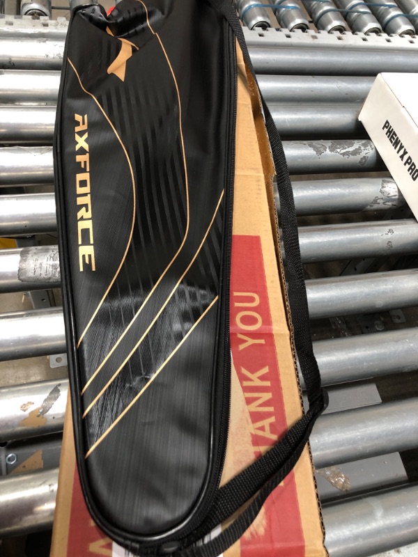 Photo 1 of ***NO RACKET - CASE ONLY***
Li-Ning Axforce 9 Strung Badminton Racket Case, Black/Gold