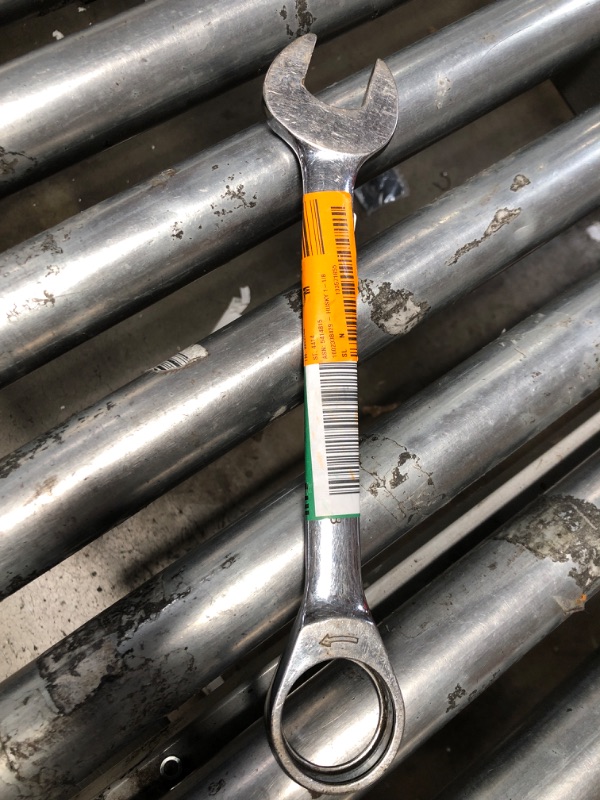 Photo 1 of 1-1/8 in. Ratcheting Combination Wrench (12-Point)
