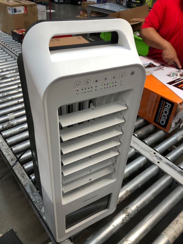 Photo 3 of **SEE NOTES**250 CFM 3-Speed 2-In-1 Personal Evaporative Air Cooler (Swamp Cooler) with Removable Water Tank for 100 sq. ft. - White
