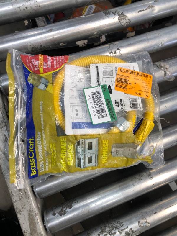 Photo 2 of 1/2 in. MIP x 1/2 in. FIP x 48 in. Gas Connector (1/2 in. OD) w/Safety+Plus2 Thermal Excess Flow Valve (106,000 BTU)