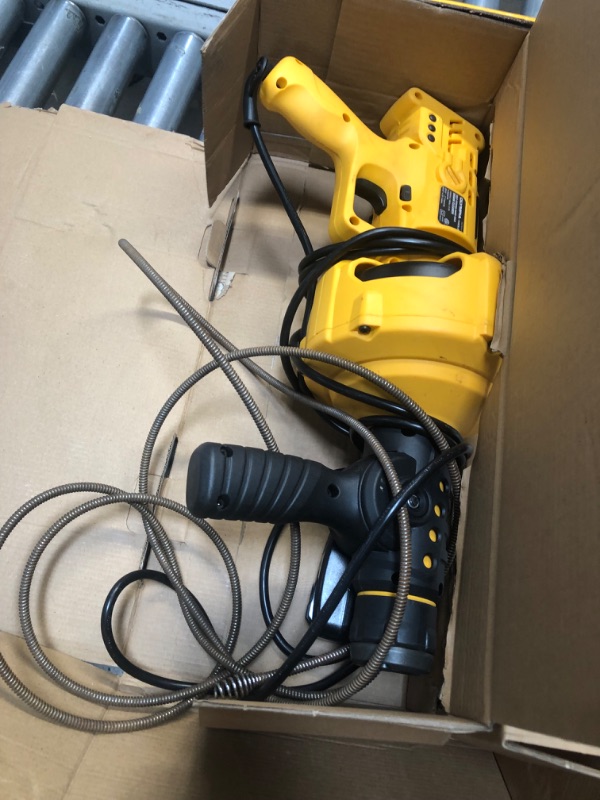 Photo 3 of ***DAMAGED - SNAKE WON'T RETRACT - SEE PICTURES - UNABLE TO TEST***
Olympia 410-763 1/4in. x 25 ft. ELECTRIC Drain Cleaner