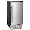 Photo 1 of 15 in. 80 lbs. Freestanding/Under Counter Ice Maker in Stainless Steel Silver
