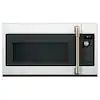 Photo 1 of 1.7 Cu. Ft. Over the Range Microwave in Matte White with Air Fry
