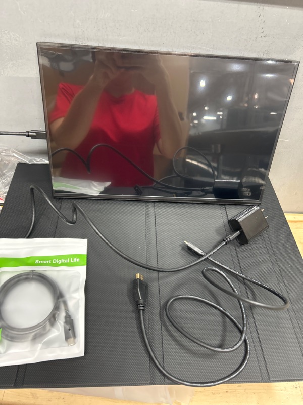 Photo 2 of **BRAND NEW , OPENED TO VERIFY CONTENTS AND TEST POWER OFF/ON**
UPERFECT 2K 120Hz Portable Gaming Monitor, 16" 2560x1600 QHD Portable Monitor HDR FreeSync Laptop Monitor w/ VESA & Smart Case Matte IPS Eye Care External Second Screen for PC Phone Game Cons