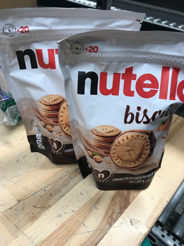 Photo 2 of **2 pack**Nutella Biscuits, Hazelnut Spread With Cocoa, Sandwich Cookies, 20-Count Bag 2 pack