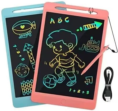 Photo 1 of 11.5 Inch LCD Writing Tablet,2 Pack Colorful Doodle Board Drawing Pad, Rechargeable Magic Drawing Tablet for Kids, Reusable Electronic Doodle Pad, Toys Gifts for 3-12 Year Old Boys Girl?red+Blue
