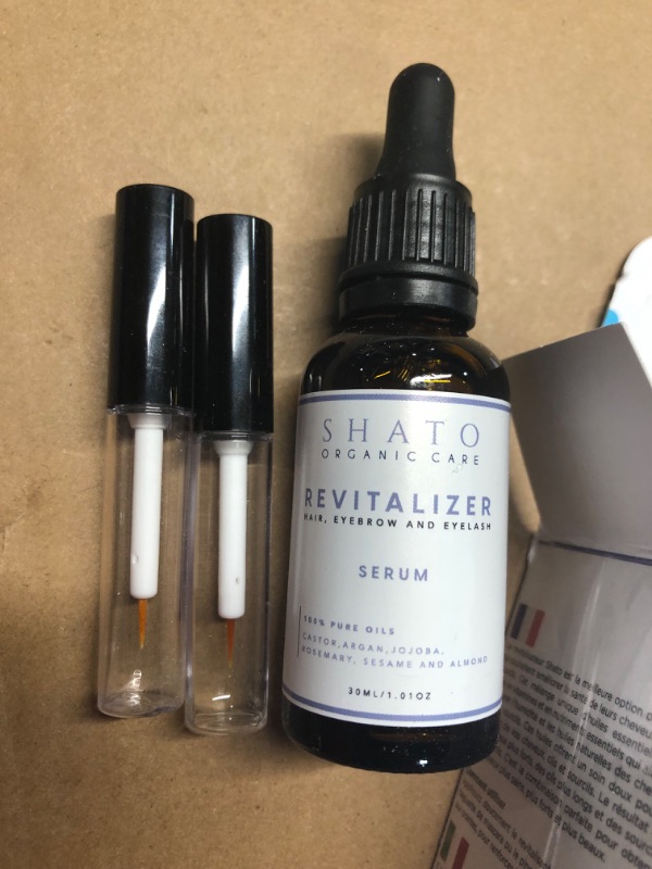 Photo 2 of **NON REFUNDABLE**
Shato - Revitalizing Serum for Hair, Eyelash and Eyebrow. 100% Pure Organic Oils: Castor, Argan, Jojoba, Rosemary, Sesame and Almond. Perfect Combination of Essential Oils Rich in Vitamins and
