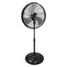 Photo 1 of **MINOR DAMAGE READ NOTES**
20 in. Oscillating Pedestal Fan with Adjustable Height in Black
