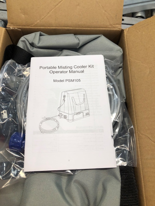 Photo 2 of ***USED - MISSING BATTERY - UNABLE TO TEST***
Project Source Portable Misting Cooler Kit 20-ft Low Pressure 24-sq ft Residential Misting System
