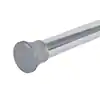 Photo 1 of 40" Aluminum Tension Rod with PVC End Cap, Chrome
